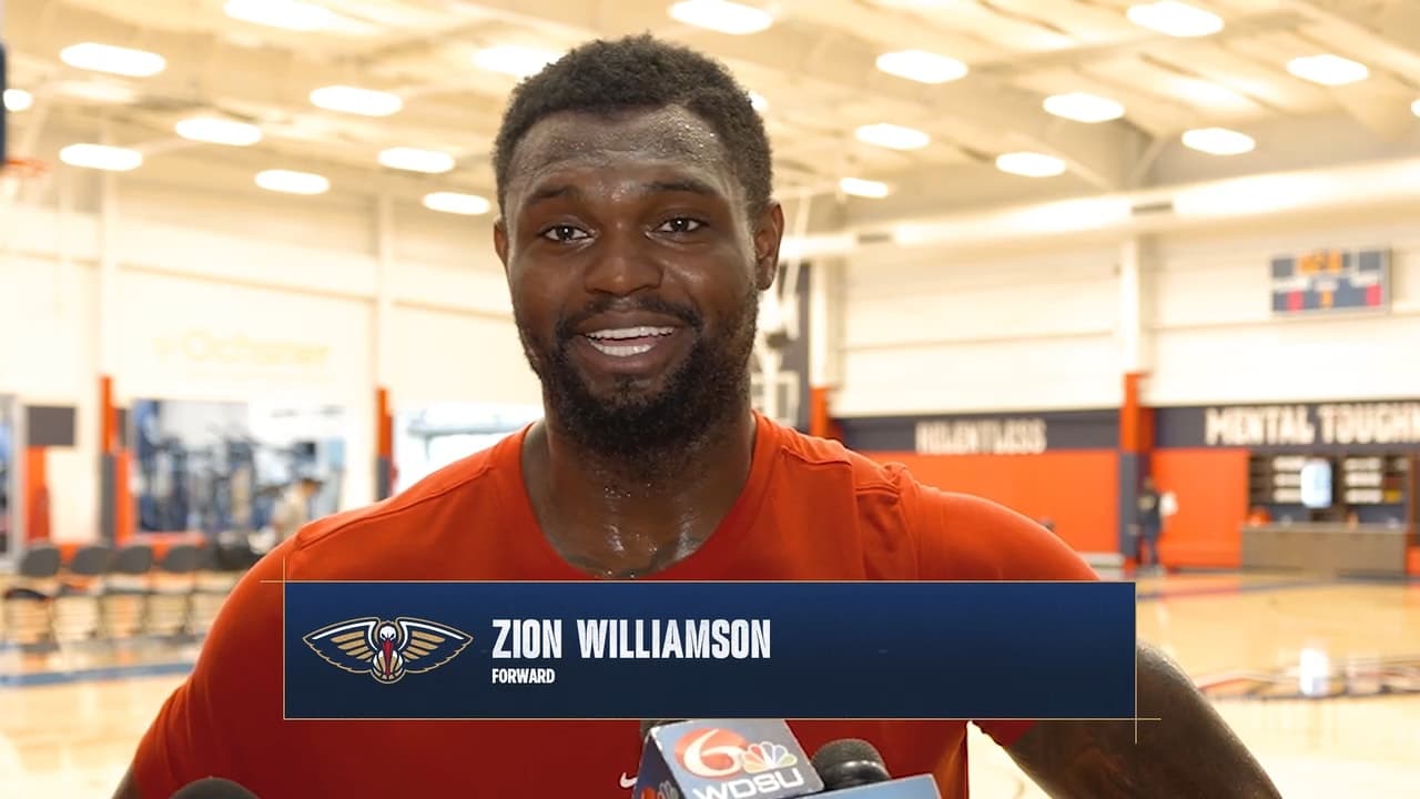 Zion Williamson on working on shooting, opening day