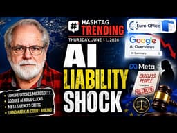 EuroOffice Challenges Microsoft, Google AI Traffic Collapse, Meta Backlash & AI Liability Shock