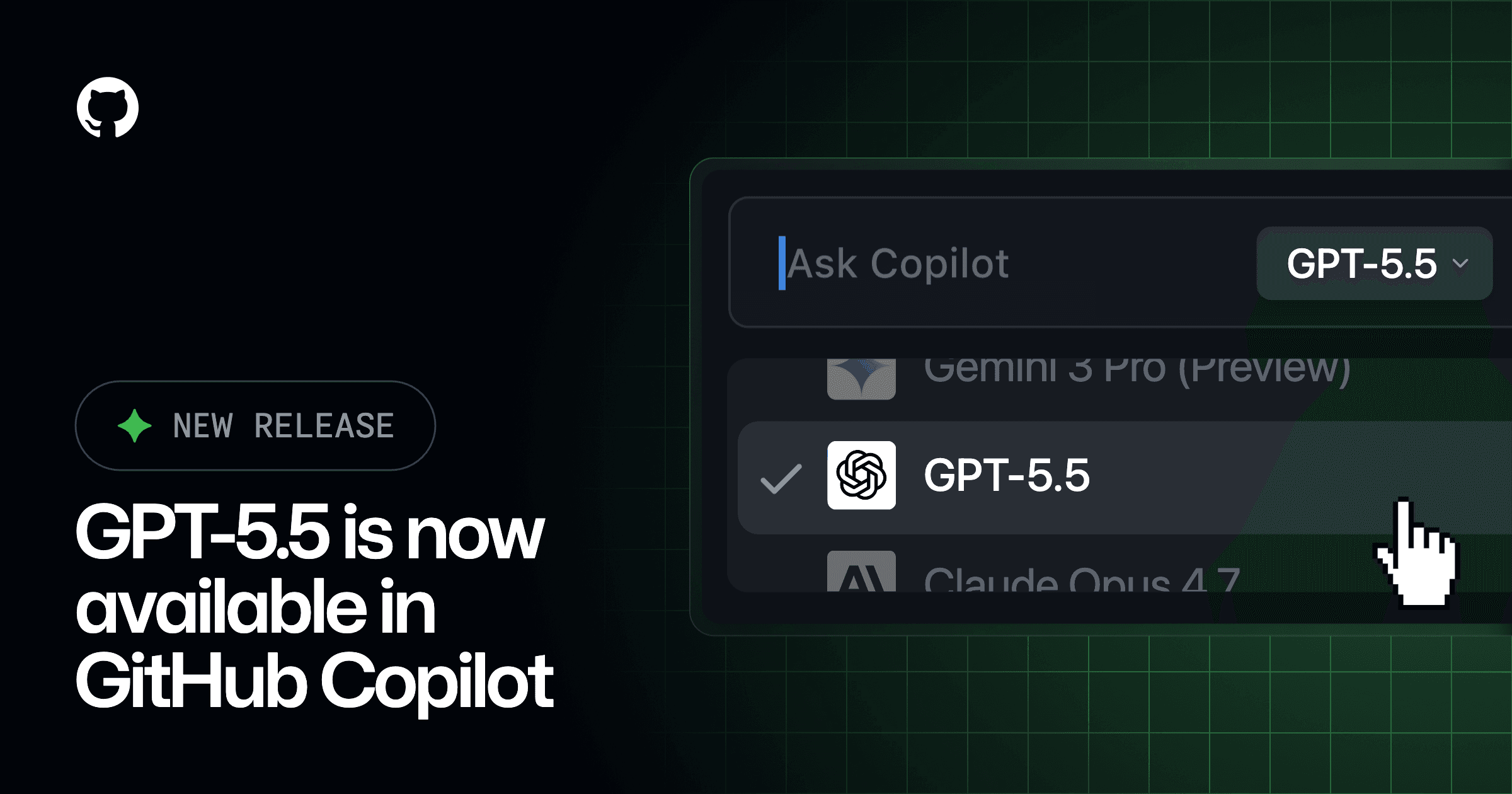 GPT-5.5 is generally available for GitHub Copilot
