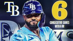 All 8 of Junior Caminero's homers in his last 6 games! (At 22, he makes Modern Era history 🔥)