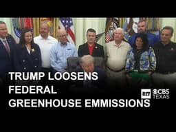 Trump loosens federal rule limiting greenhouse gas emissions