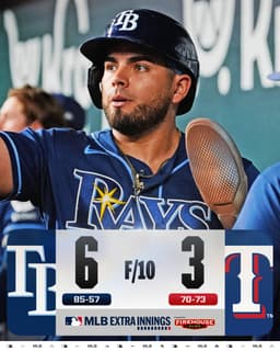 @MLB: Jonathan Aranda’s 3-run home run lifts @RaysBaseball in extras!

(MLB x @FirehouseSubs) https://t.co...