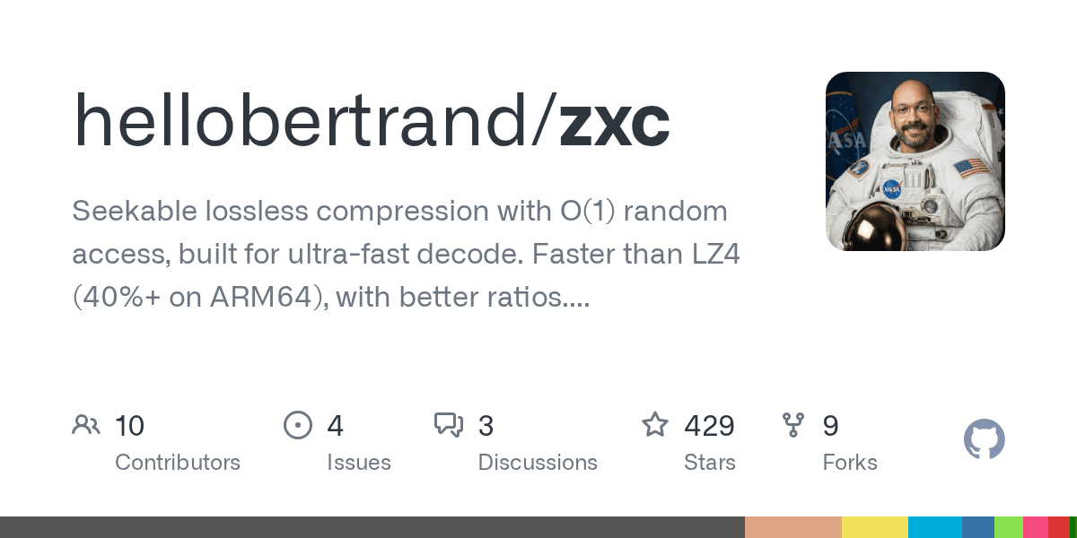 ZXC - Asymmetric Lossless Compression Built for Ultra ...