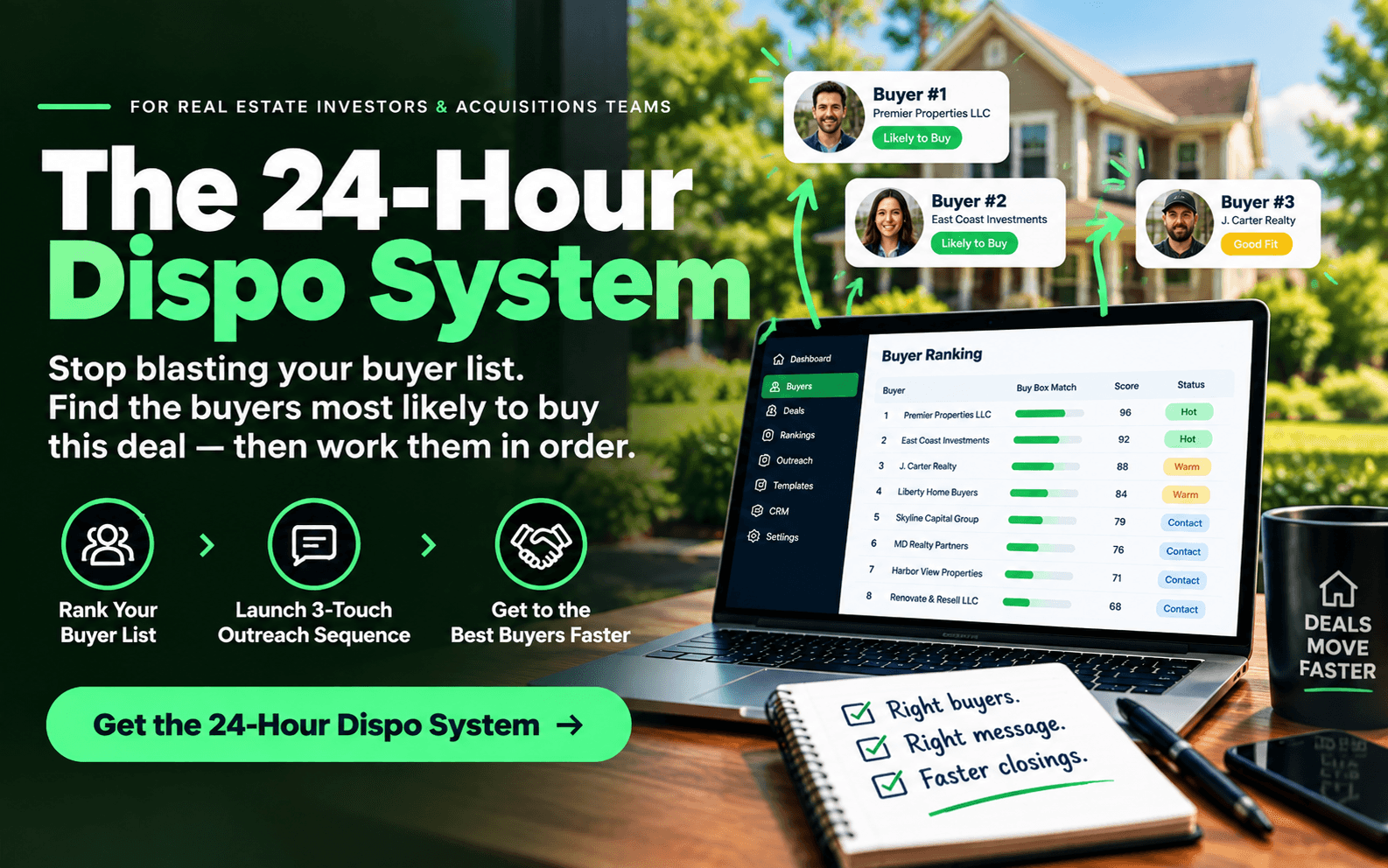 The 24-Hour Dispo System — by Joshua Hines - REskout