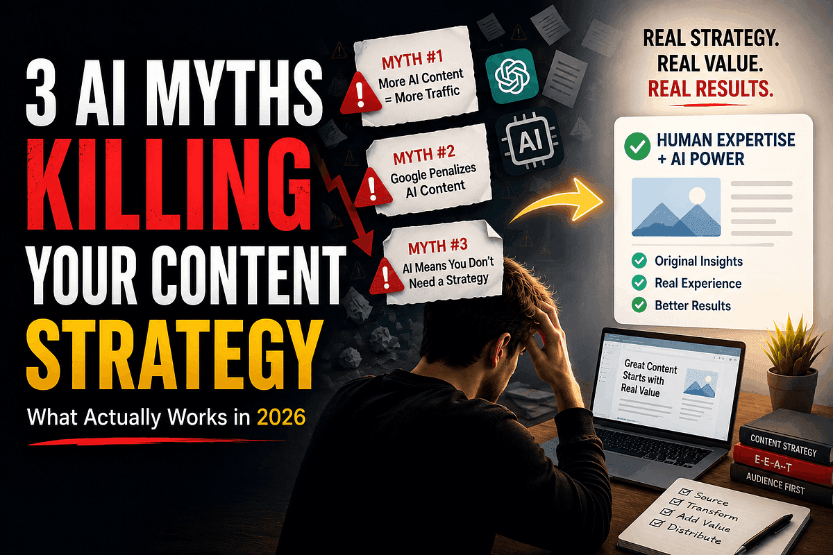 3 AI Myths Killing Your Content Strategy in 2026