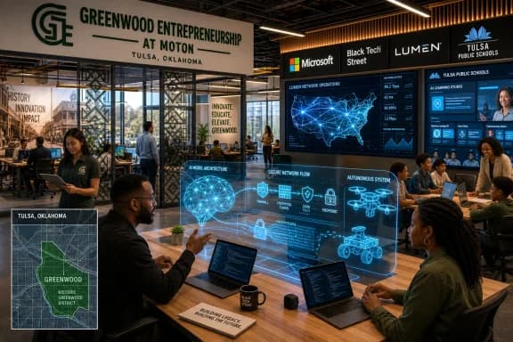 Microsoft Opens Greenwood Cyber + AI Lab in Tulsa for AI, Cybersecurity ...