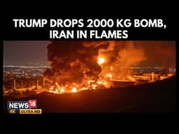 US Strike Rocks Iran’s Isfahan: 2,000‑Pound Bunker Buster Bombs Ignite Fierce Blasts | 4K | N18S