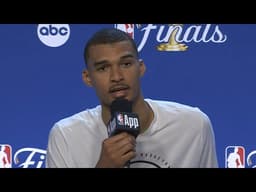 Wemby speaks on costly final plays & Game 2 loss vs Knicks - Postgame interview