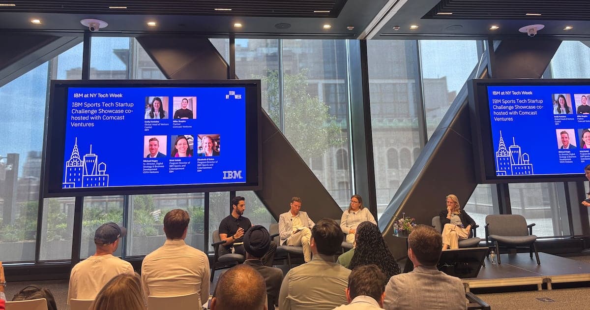 IBM hosts startup pitch competition, eyes sports tech investing