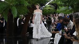 Dior closes couture show with a bridal gown days after ...
