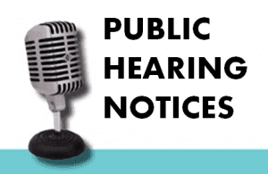 Notice of Public Hearing Upon Application for Conditional ...