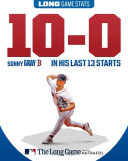@MLB: Sonny Gray is pitching to a 1.94 ERA since returning from the IL on May 6.

And he hasn't lost a gam...