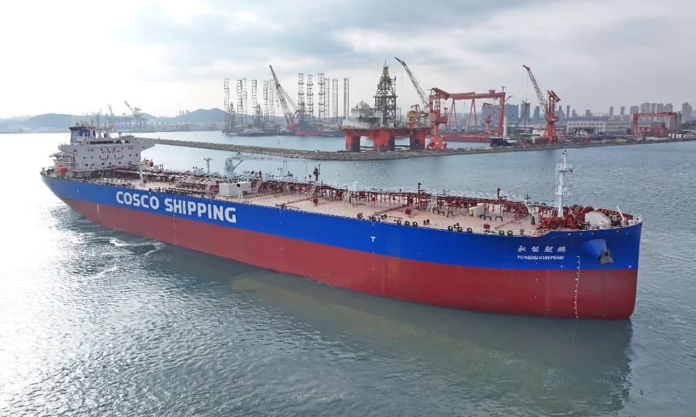 COSCO adds panamax tankers to orderbook - Splash247
