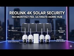 REOLINK 4K Solar Security Camera Review | No Monthly Fee Worth It?