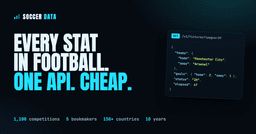 Historical football data API