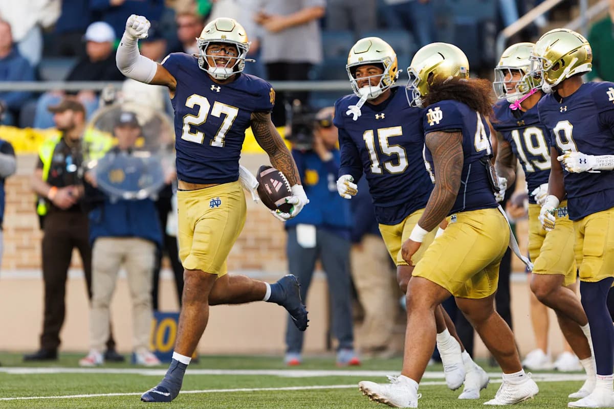 Notre Dame football set to welcome back injured linebacker vs. Rice