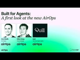 Build for Agents: A First Look at the New AirOps | Dillon Hong & Amr Shafik