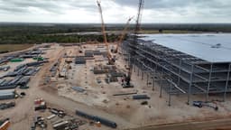 Giga Texas Optimus Factory: Steel Frame Nearly Done by ...