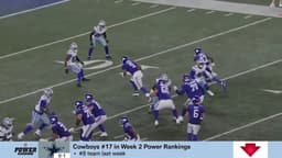 Cowboys drop to No. 17 in Week 2 'Power Rankings' - Yahoo Sports