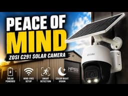 Solar Powered or Solar Hype? ZOSI C291 Garage Camera Test