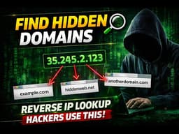 Reverse IP Lookup Tutorial for Beginners | Cybersecurity & Reconnaissance