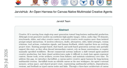 JarvisHub: An Open Harness for Canvas-Native Multimodal Creative Agents