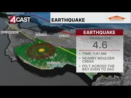 Early Thursday earthquake triggers ShakeAlerts across Bay Area