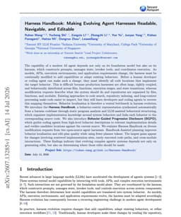 @omarsar0: Great paper on self-improving agent harnesses.

(bookmark it)

If you maintain a production agent ha...