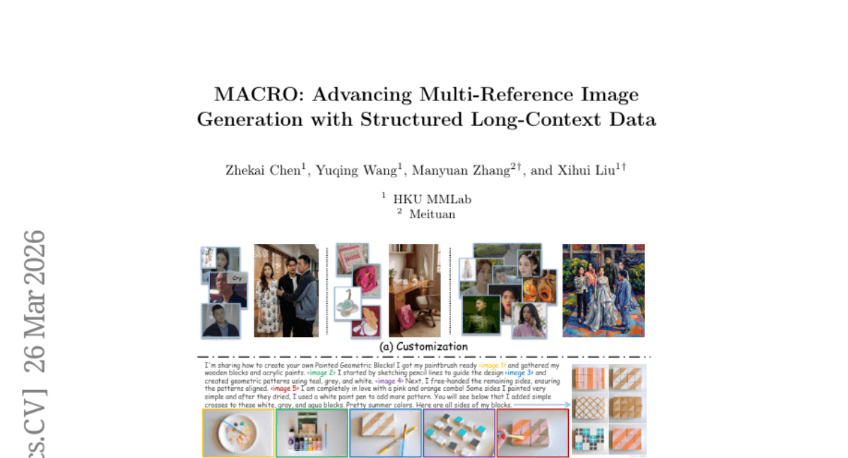 MACRO: Advancing Multi-Reference Image Generation with Structured Long-Context Data