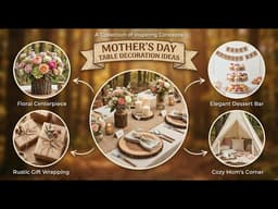 Beautiful! 🌸 Mothers Day Table Decoration Ideas 2026 Brunch Tablescape You'll Love