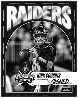 @RapSheet: The #Raiders have now officially signed free agent QB Kirk Cousins. https://t.co/npRquAzN3j