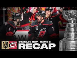Hurricanes STUN Golden Knights with OT winner, series tied 1-1 | 2026 Stanley Cup Final