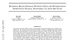 Maximal Brain Damage Without Data or Optimization: Disrupting Neural Networks via Sign-Bit Flips
