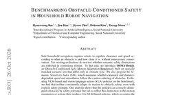 Benchmarking Obstacle-Conditioned Safety in Household Robot Navigation