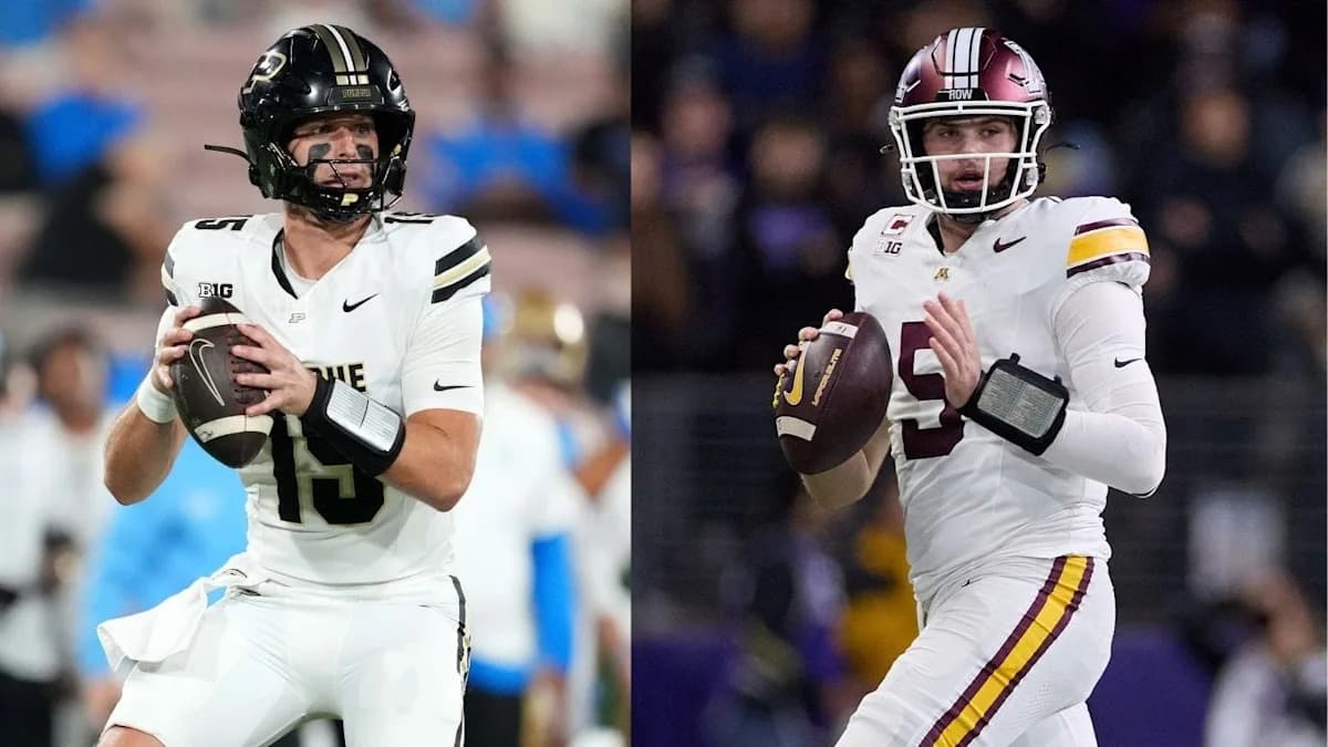 What channel is Purdue vs Minnesota football on today? ...