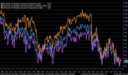 @LizAnnSonders: August @UMich Consumer Sentiment retreated to 51.0 vs. 55.0 est. &amp; 55.2 in prior month; current ...