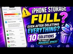 🚨 iPhone Storage Full Even After Deleting Photos?  It Now! 🔥