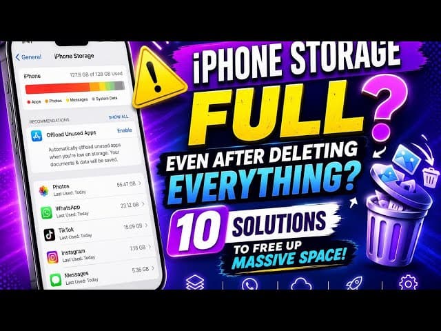 Freeing Up Space Without Deleting Photos