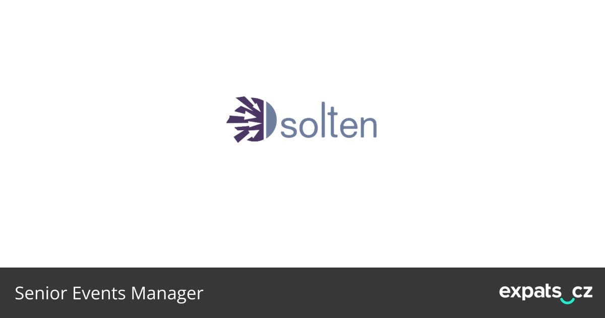  Senior Events Manager from Solten | Expats.cz - Prague Jobs server