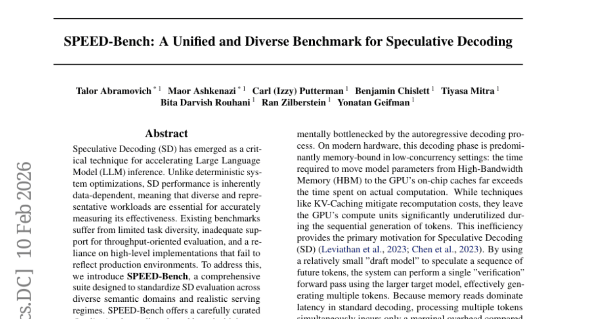 SPEED-Bench: A Unified and Diverse Benchmark for Speculative Decoding