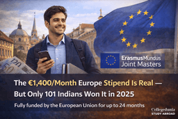 Erasmus Mundus €1,400 Stipend: What Indian Students Must Know in 2026