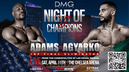 The updated daily fight schedule