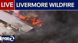 LIVE: Massive fire burning in Livermore
