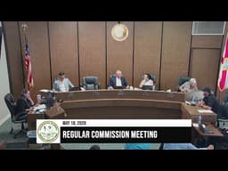 City of Clewiston, FL May 18, 2026 Regular Commission Meeting