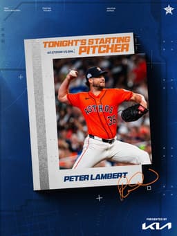 @astros: Lambert on the mound to start the second half.

#ChaseTheFight x @Kia https://t.co/A5tfzprsSy