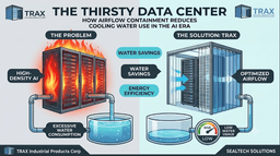 How Airflow Containment Cuts Cooling Water Use in the AI Era