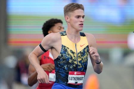 Athletics-Teen Lutkenhaus keeps meteoric rise on track ...
