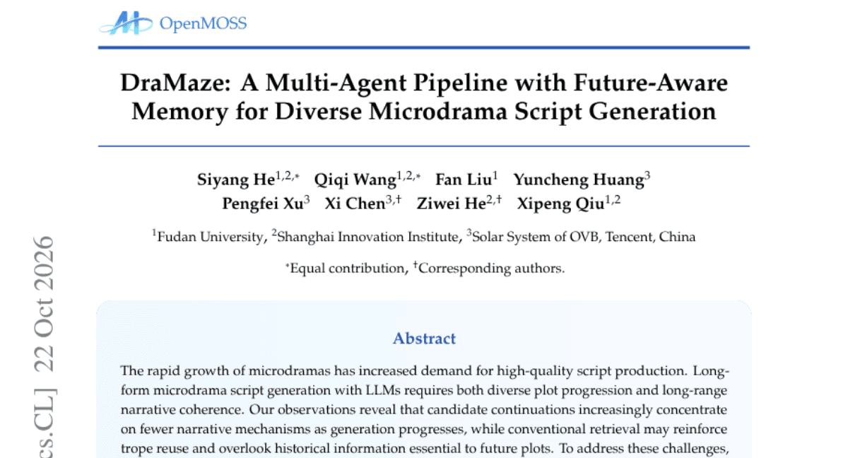 DraMaze: A Multi-Agent Pipeline with Future-Aware Memory for Diverse Microdrama Script Generation