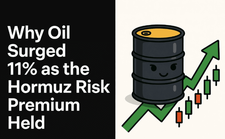 Why Oil Surged 11% as the Hormuz Risk Premium Held
