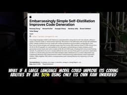 Embarrassingly Simple Self-Distillation Improves Code Generation (Apr 2026)
